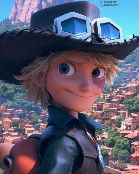 Các nhân vật 'One Piece' lạ mà quen theo phong cách DreamWorks- Ảnh 5. Các nhân vật 'One Piece' lạ mà quen theo phong cách DreamWorks- Ảnh 5.