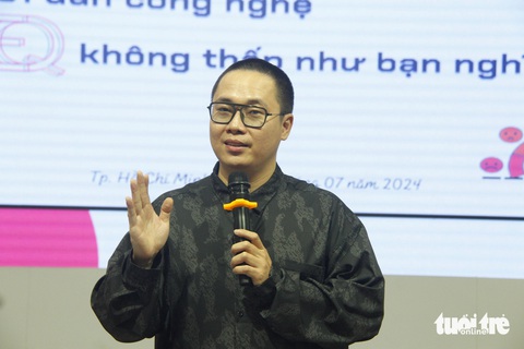 Dân học kỹ thuật, công nghệ, chỉ số EQ tự khắc thấp?- Ảnh 3. Chuyên gia khởi nghiệp đổi mới sáng tạo Trần Thanh Tùng (biệt danh Tùng BT) - Ảnh: CÔNG TRIỆU