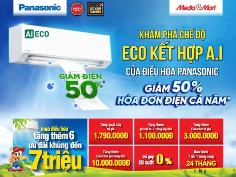 Khám phá chế độ ECO Kết Hợp A.I của điều hòa Panasonic- Ảnh 1. Khám phá chế độ ECO Kết Hợp A.I của điều hòa Panasonic- Ảnh 1.