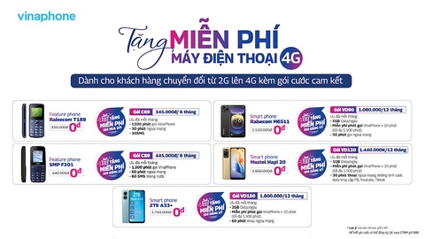 VinaPhone hỗ trợ người dân nâng cấp điện thoại 4G miễn phí VinaPhone hỗ trợ khách hàng nâng cấp điện thoại 4G miễn phí- Ảnh 1.
