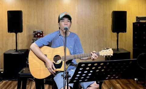 'Quái vật' Hải Bột trở lại- Ảnh 7. Hải Bột tập luyện cho show sắp tới - Ảnh: NVCC