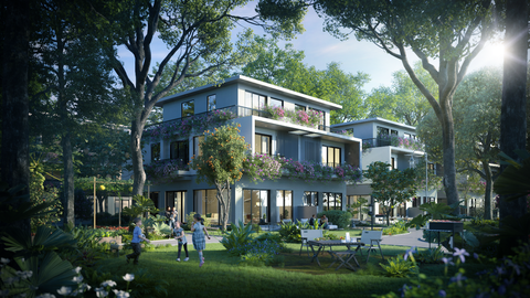Swan & Maclaren thổi luồng sinh khí cho không gian sống tại Blue Zones đầu tiên của Việt Nam- Ảnh 3. Forest Villas có sân vườn lớn là không gian các thành viên gắn kết với nhau