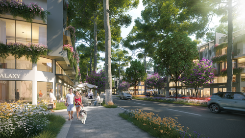 Swan & Maclaren thổi luồng sinh khí cho không gian sống tại Blue Zones đầu tiên của Việt Nam- Ảnh 9. Cư dân Blue Forest thảnh thơi tản bộ trên những tuyến đường nội khu
