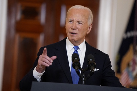 Ông Biden phát biểu tại Nhà Trắng ngày 1-7 - Ảnh: REUTERS Ông Biden phát biểu tại Nhà Trắng ngày 1-7 - Ảnh: REUTERS