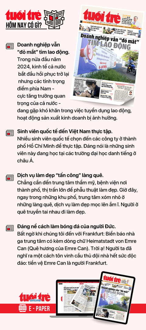 Tin tức sáng 2-7: Đã trả lương hưu, trợ cấp bảo hiểm xã hội mới cho trên 60% người hưởng- Ảnh 7. Tin tức chính trên Tuổi Trẻ nhật báo hôm nay 2-7. Để đọc Tuổi Trẻ báo in phiên bản E-paper, mời bạn đăng ký Tuổi Trẻ Sao TẠI ĐÂY