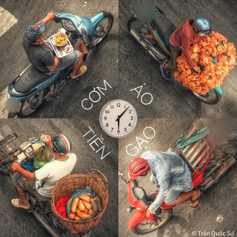 Người dân vội vã giao hàng tại chợ Phùng Hưng dưới góc nhìn của chàng trai Đồng Nai - Ảnh: NVCC Người dân vội vã giao hàng tại chợ Phùng Hưng dưới góc nhìn của chàng trai Đồng Nai - Ảnh: NVCC