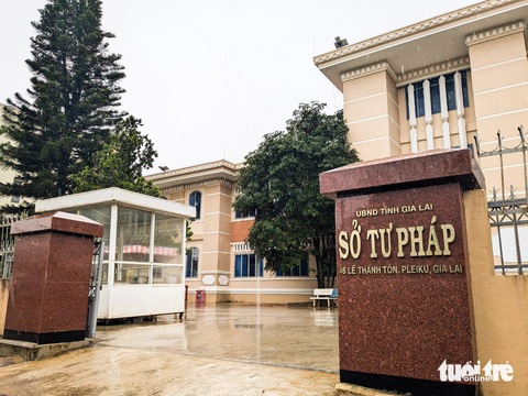 Bắt tạm giam một công chức Sở Tư pháp tỉnh Gia Lai- Ảnh 1. Sở Tư pháp tỉnh Gia Lai - nơi ông Lê Khắc Huy công tác - Ảnh: TẤN LỰC