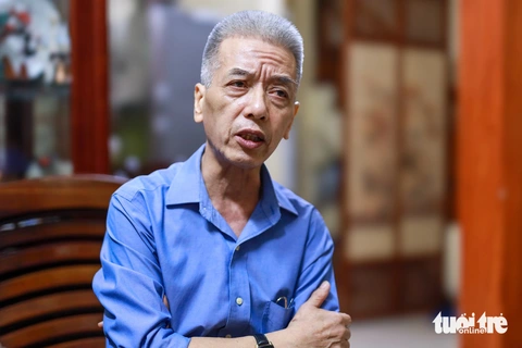 Đại sứ Bùi Thế Giang trong cuộc trò chuyện với Tuổi Trẻ - Ảnh: DANH KHANG Tổng bí thư Nguyễn Phú Trọng, người nâng tầm 'ngoại giao cây tre' Việt Nam- Ảnh 2.