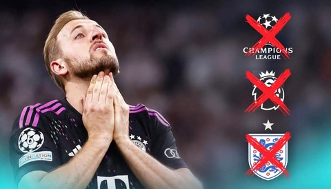 Harry Kane - Cầu thủ không danh hiệu vĩ đại nhất bóng đá thế giới- Ảnh 1. Harry Kane chưa một lần vô địch giải đấu lớn nào trong sự nghiệp