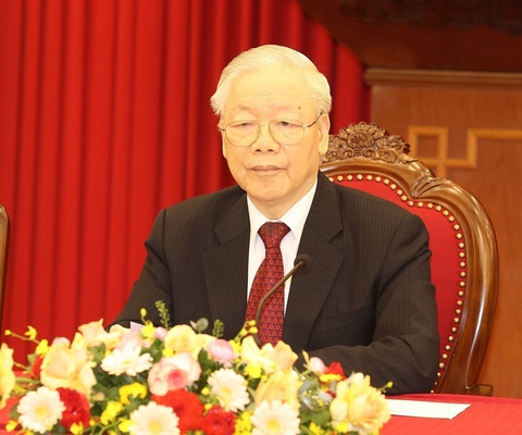 Lãnh đạo các nước ca ngợi đóng góp và tầm nhìn của Tổng bí thư Nguyễn Phú Trọng- Ảnh 1. Tổng bí thư Nguyễn Phú Trọng - Ảnh: TTXVN