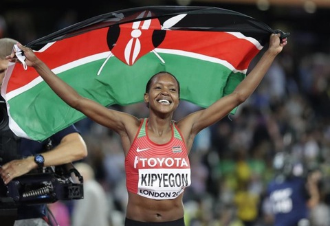 Những siêu sao điền kinh hứa hẹn tỏa sáng tại Olympic Paris 2024- Ảnh 4. Faith Kipyegon là cái tên