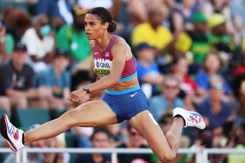 Những siêu sao điền kinh hứa hẹn tỏa sáng tại Olympic Paris 2024- Ảnh 2. Sydney McLaughlin-Levrone là niềm kỳ vọng mới của điền kinh nước Mỹ - Ảnh: GETTY