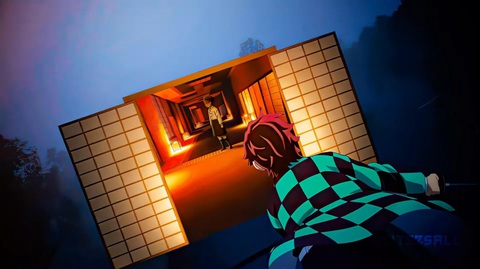 Fan Demon Slayer 'dành cả cột sống' để xây dựng Vô hạn thành trong game Minecraft- Ảnh 2. Fan Demon Slayer 'dành cả cột sống' để xây dựng Vô hạn thành trong game Minecraft- Ảnh 2.