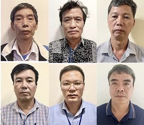 Bắt tạm giam nguyên thứ trưởng Bộ Tài nguyên và Môi trường và 4 lãnh đạo khác- Ảnh 2. Các bị can khác trong vụ án - Ảnh: BCA