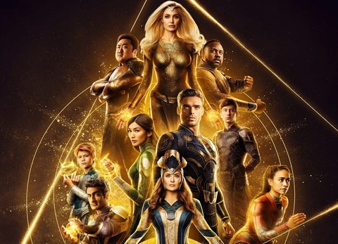 Eternals giới thiệu một dàn nhân vật mới hoành tráng nhưng khán giả không quá quan tâm - Ảnh: Marvel Thời thoái trào của vũ trụ điện ảnh Marvel- Ảnh 4.