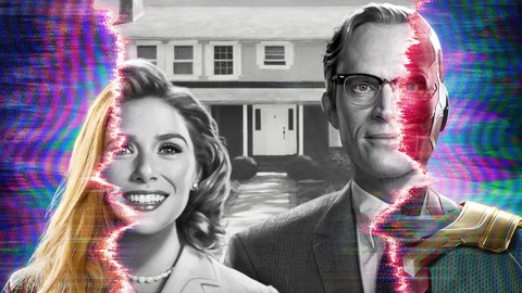 Loạt phim Wandavision (2021) từng đoạt giải Emmy - Ảnh: Marvel Thời thoái trào của vũ trụ điện ảnh Marvel- Ảnh 2.