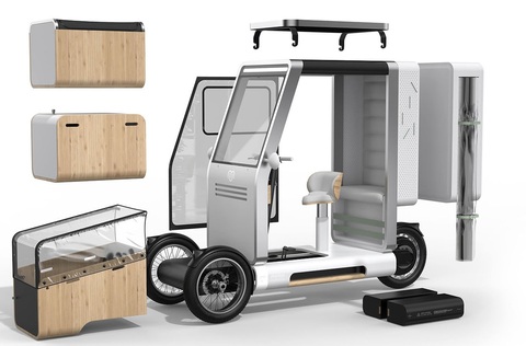 Xe điện cực độc: 3 bánh, chở được 4 người, không cần bằng lái vì chỉ là... xe đạp- Ảnh 9. Xe điện cực độc: 3 bánh, chở được 4 người, không cần bằng lái vì chỉ là... xe đạp- Ảnh 9.