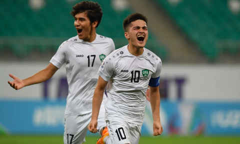 Tuyển Olympic Uzbekistan được dự đoán khó gây bất ngờ cho Tây Ban Nha - Ảnh: REUTERS Máy tính soi tỉ số bóng đá nam Olympic 2024: Tây Ban Nha thắng dễ Uzbekistan- Ảnh 1.