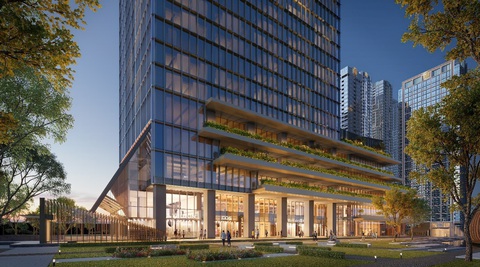 Marina Central Tower chính thức cho thuê văn phòng và mặt bằng- Ảnh 3. Khối 5 tầng dành cho bán lẻ của Marina Central Tower - Ảnh: MH