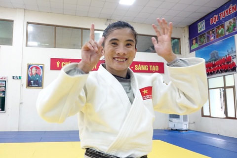 Hoàng Thị Tình và cái duyên với judo- Ảnh 1. Hoàng Thị Tình và cái duyên với judo- Ảnh 1.