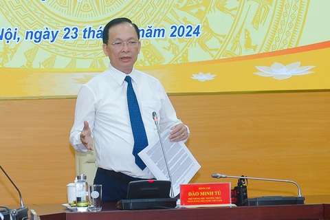 Lãi suất cho vay mua nhà ở xã hội sẽ thấp hơn 3% so với mức bình quân- Ảnh 1. Ông Đào Minh Tú - phó thống đốc Ngân hàng Nhà nước - cho biết đã trình Chính phủ giảm lãi suất cho vay mua nhà ở xã hội mức 3% - Ảnh: SBV