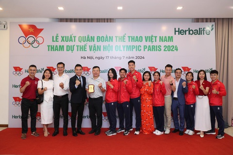 Herbalife Việt Nam đồng hành cùng Thể thao Việt Nam tại Olympic Paris 2024- Ảnh 2. Herbalife Việt Nam đồng hành cùng Thể thao Việt Nam tại Olympic Paris 2024- Ảnh 2.
