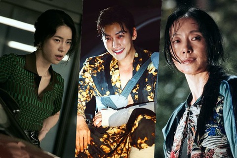 Không nhận ra ‘ác nữ’ The Glory - Lim Ji Yeon trong loạt ảnh mới- Ảnh 7. Bộ ba diễn viên chính của Revolver gồm: Jeon Do Yeon, Ji Chang Wook và Lim Ji Yeon