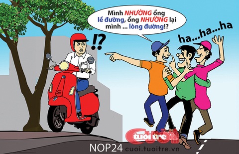 Văn hóa giao thông: Xe bé 'bắt nạt' xe to- Ảnh 1. Văn hóa giao thông: Người đi bộ