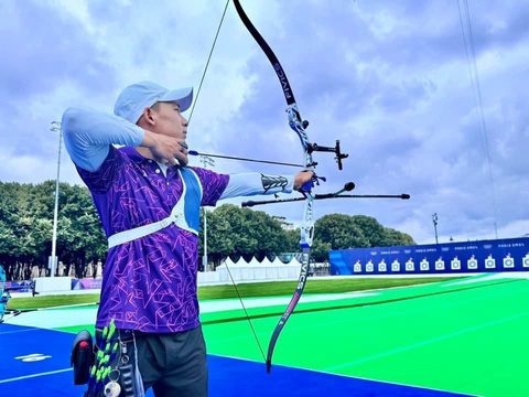 Quốc Phong và Ánh Nguyệt vuột vé dự nội dung đồng đội ở Olympic 2024- Ảnh 1. Quốc Phong và Ánh Nguyệt vuột vé dự nội dung đồng đội ở Olympic 2024- Ảnh 1.