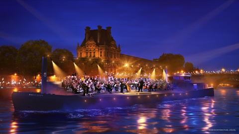 Những điều đặc biệt về lễ khai mạc và Olympic Paris 2024- Ảnh 2. Những khung cảnh tráng lệ hứa hẹn sẽ xuất hiện ở lễ khai mạc Olympic Paris 2024 trên sông Seine - Ảnh: REUTERS