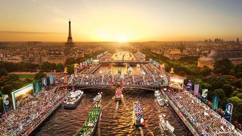 Những điều đặc biệt về lễ khai mạc và Olympic Paris 2024- Ảnh 1. Những khung cảnh tráng lệ hứa hẹn sẽ xuất hiện ở lễ khai mạc Olympic Paris trên sông Seine - Ảnh: REUTERS