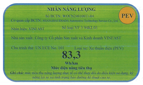 VinFast VF 3 là ô tô điện tiết kiệm nhất tại Việt Nam, hơn 83Wh/km- Ảnh 2. VinFast VF 3 là ô tô điện tiết kiệm nhất tại Việt Nam, hơn 83Wh/km- Ảnh 2.