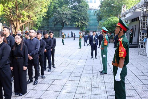 Lực lượng vũ trang bảo đảm an ninh, an toàn Lễ Quốc tang Tổng Bí thư Nguyễn Phú Trọng- Ảnh 7. Lực lượng vũ trang bảo đảm an ninh, an toàn Lễ Quốc tang Tổng Bí thư Nguyễn Phú Trọng- Ảnh 7.