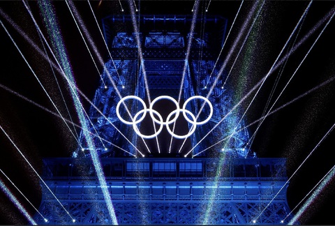 Tháp Eiffel nổi bật với biểu tượng của Olympic Lady Gaga, Celine Dion xuất hiện ấn tượng ở lễ khai mạc Olympic Paris 2024- Ảnh 4.
