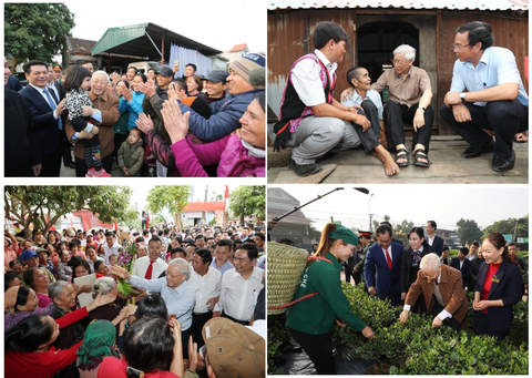 Tổng Bí thư Nguyễn Phú Trọng luôn gần dân, sát dân, vì lợi ích của dân - Ảnh: VGP 'Đất nước ta chưa bao giờ có được cơ đồ, tiềm lực, vị thế và uy tín quốc tế như ngày nay'- Ảnh 4.