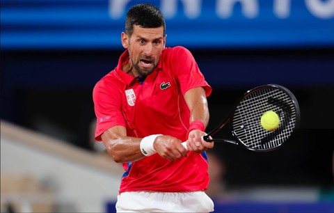 Novak Djokovic chia sẻ lý do không ở trong làng vận động viên Olympic 2024- Ảnh 1. Novak Djokovic không ở làng vận động viên Olympic 2024 - Ảnh: Getty