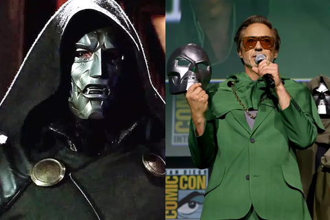 Trong comic, Doctor Doom là kẻ thù không đội trời chung của Fantastic Four (Bộ tứ siêu đẳng), một biệt đội siêu anh hùng cũng sắp gia nhập MCU - Ảnh: Marvel/Getty Images Robert Downey Jr. chính thức trở lại cuộc chơi của Marvel trong vai Doctor Doom- Ảnh 2.