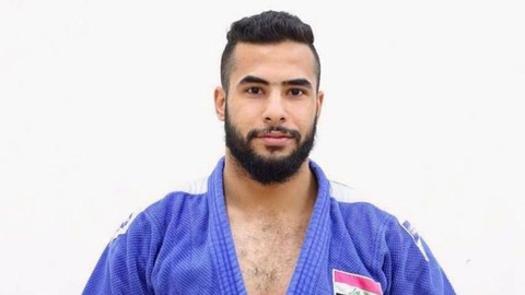 Olympic Paris 2024: Mới khởi tranh đã có 3 VĐV dương tính với doping- Ảnh 4. Sajjad Sehen là VĐV kỳ cựu của judo Iraq - Ảnh: X