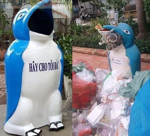 Ảnh vui 28-7: Ô tô 'vào bao' để tránh ngập nước mùa mưa- Ảnh 4. Lỡ cho hơi quá tay