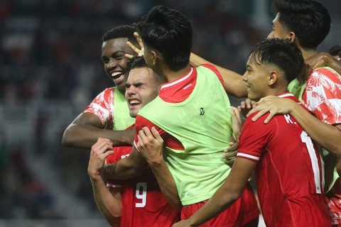 Hạ Thái Lan, U19 Indonesia vô địch giải Đông Nam Á- Ảnh 2. Niềm vui của cầu thủ U19 Indonesia khi vô địch - Ảnh: BOLA