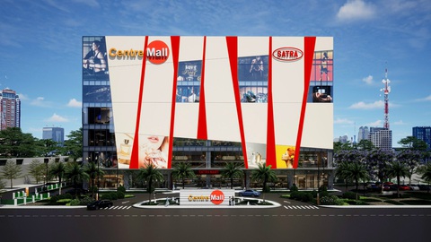 TP.HCM có thêm trung tâm mua sắm Centre Mall Võ Văn Kiệt- Ảnh 1. Ảnh phối cảnh Trung tâm thương mại Satra Võ Văn Kiệt