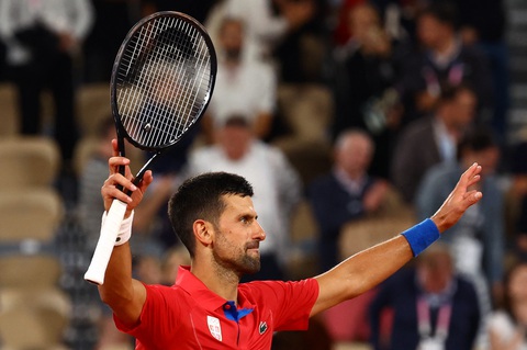Nadal đối đầu Djokovic tại vòng 2 Olympic 2024- Ảnh 2. Djokovic hướng đến tấm HCV Olympic đầu tiên trong sự nghiệp - Ảnh: REUTERS