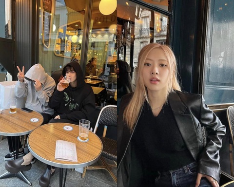 Chao đảo với bằng chứng hẹn hò của Rosé BlackPink và Cha Eun Woo- Ảnh 7. Thậm chí trong cùng một quán cà phê tại châu Âu
