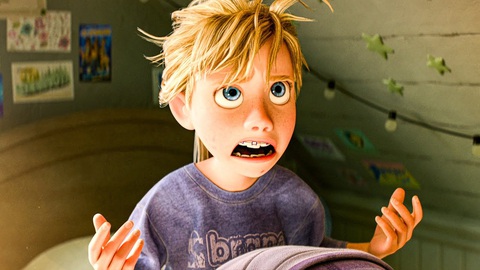 Riley thường xuyên cau có và khắc nghiệt hơn với bản thân khi bắt đầu dậy thì - Ảnh: Pixar Riley thường xuyên cau có và khắc nghiệt hơn với bản thân khi bắt đầu dậy thì - Ảnh: Pixar