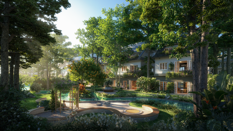 Ecopark giới thiệu dòng sản phẩm biệt thự đắt giá bậc nhất tại Nghệ An- Ảnh 6. Central Island tạo