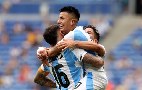 Thắng Ukraine, Argentina có thể gặp Pháp tại tứ kết Olympic 2024- Ảnh 1. Thắng Ukraine, Argentina có thể gặp Pháp tại tứ kết Olympic 2024- Ảnh 1.