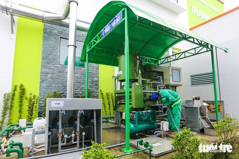 Bên trong trạm ép rác hiện đại nhất TP.HCM- Ảnh 5. Bên trong trạm ép rác hiện đại nhất TP.HCM- Ảnh 5.
