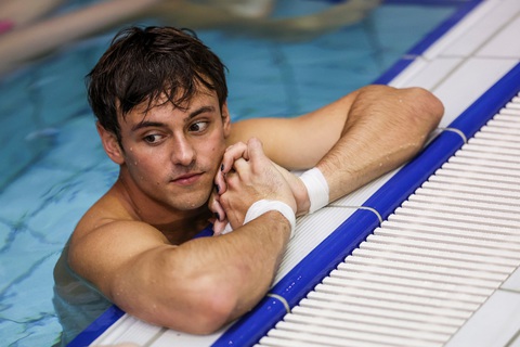 Olympic 2024: Ngôi sao nhảy cầu người Anh đam mê đan len- Ảnh 1. Tom Daley gây sốt với vẻ ngoài nam thần - Ảnh: GETTY