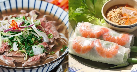Phở và nem cuốn xuất hiện trong thực đơn dành cho các vận động viên tại Olympic Paris 2024 - Ảnh: TasteAtlas Olympic Paris giới thiệu phở là tượng đài ẩm thực, cùng nem cuốn có trong thực đơn cho vận động viên- Ảnh 1.