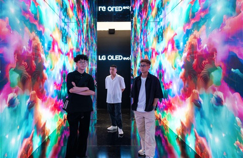 LG kết hợp cùng nghệ sĩ trẻ tôn vinh nghệ thuật trên TV OLED- Ảnh 1. LG mang những tác phẩm nghệ thuật từ Fustic. Studio lên những kiệt tác OLED